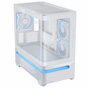 ASUS Prime AP202 ARGB mATX White Chassis